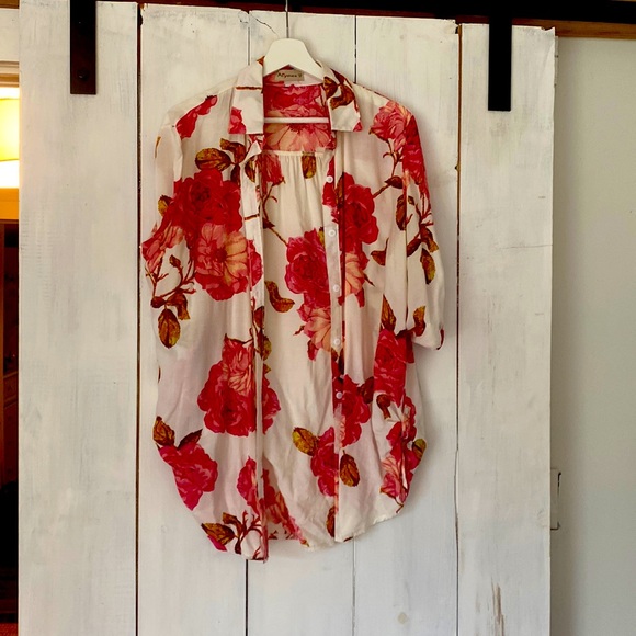 Colourful cotton blouse - Picture 1 of 6